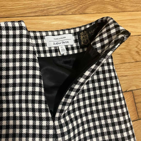 *SOLD* & Other Stories Gingham Skirt - Picture 3 of 4